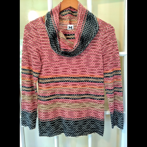 M by Missoni Wool Blend Cowl Sweater - Picture 2 of 6